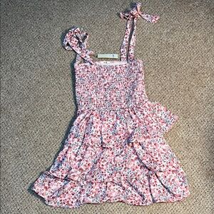 Miami Pink Floral Dress